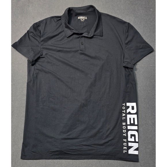 TROY Barbell Other - Reign Total Body Fuel Barbell Polo Shirt Men's 3XL Short Sleeve Performance
